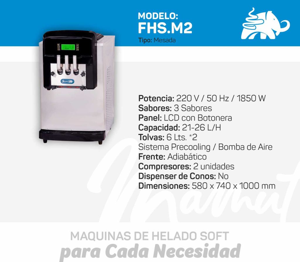 Máquina de Helado Soft Modelo FHS.M2